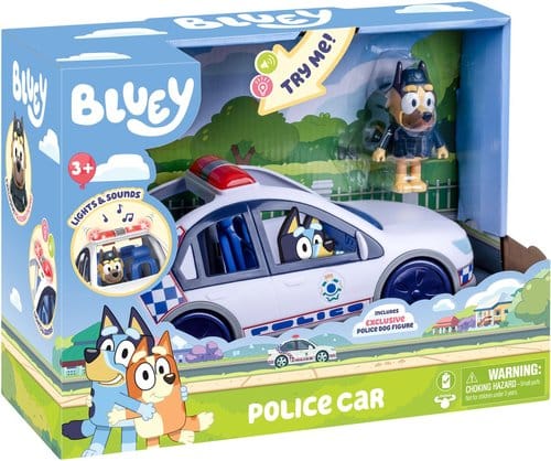 Bluey Vehículo Police Car