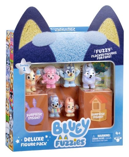 Bluey Fuzzies Pack de Figuras Deluxe