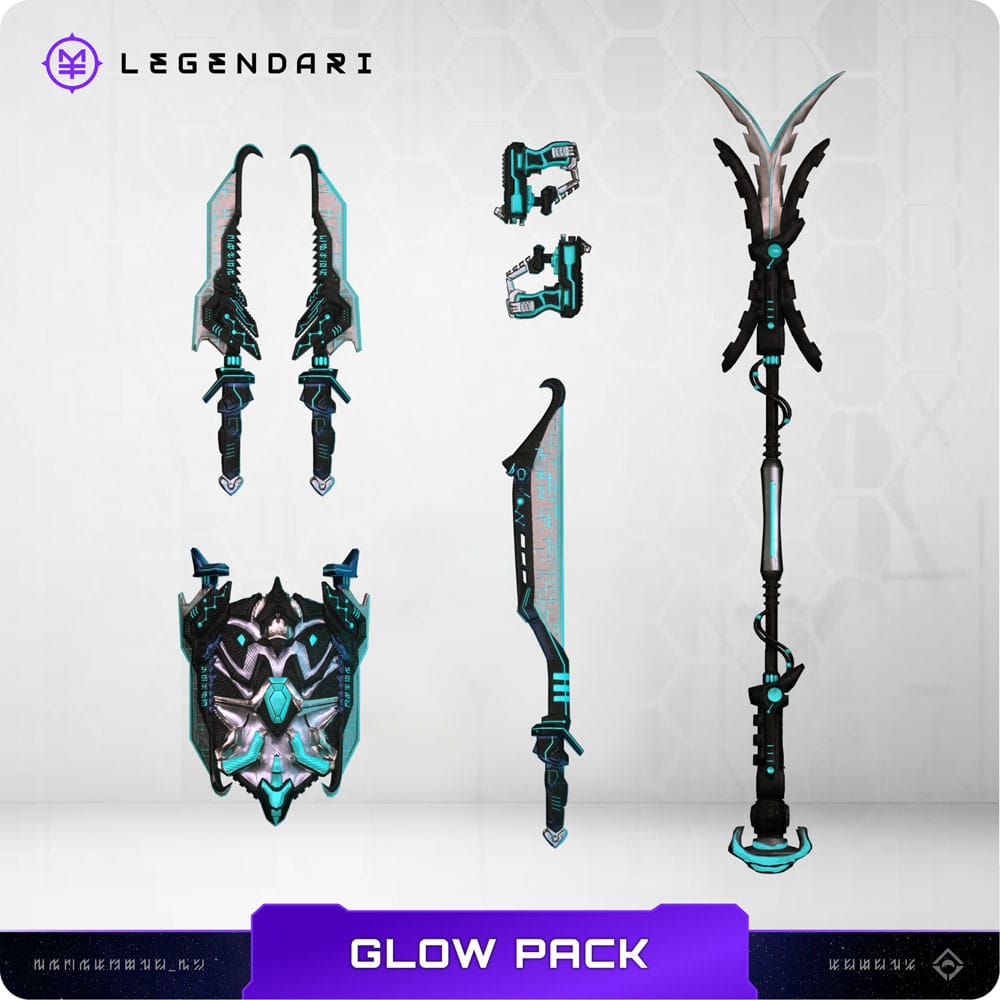 Legendari Accesorios Glow Weapons Pack - Z POP Toys