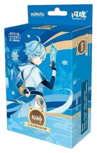 Genshin Impact Juego de Cartas Coleccionables - Pre-Build Starter Deck 07 - Chongyun - Series 1 *Edición China*