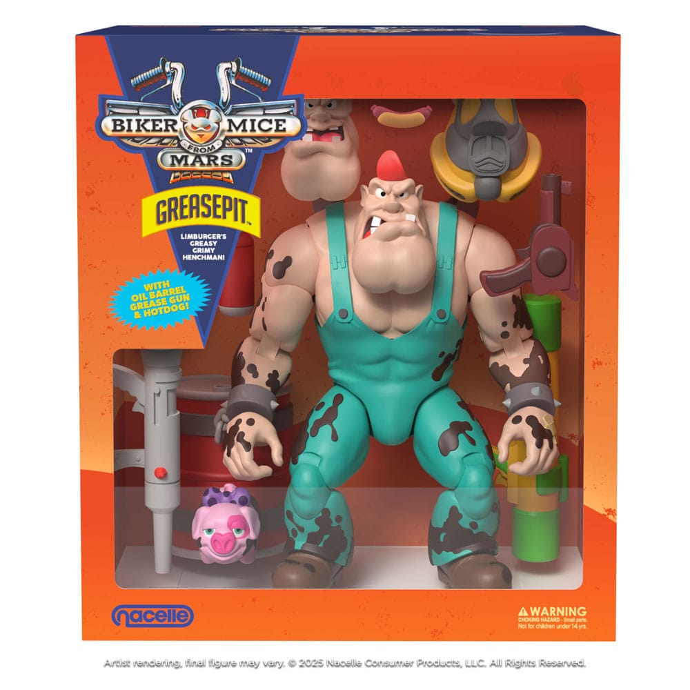 Los motorratones de Marte Figura Greasepit 18 cm - Z POP Toys