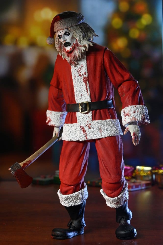 Terrifier 3 Figura Ultimate Santa Suit Art the Clown (Bloody Version) 18 cm