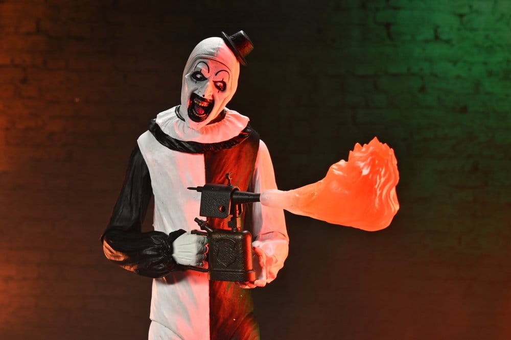 Terrifier 2 2 pack Figuras Ultimate Art the Clown & Little Pale Girl 18 cm