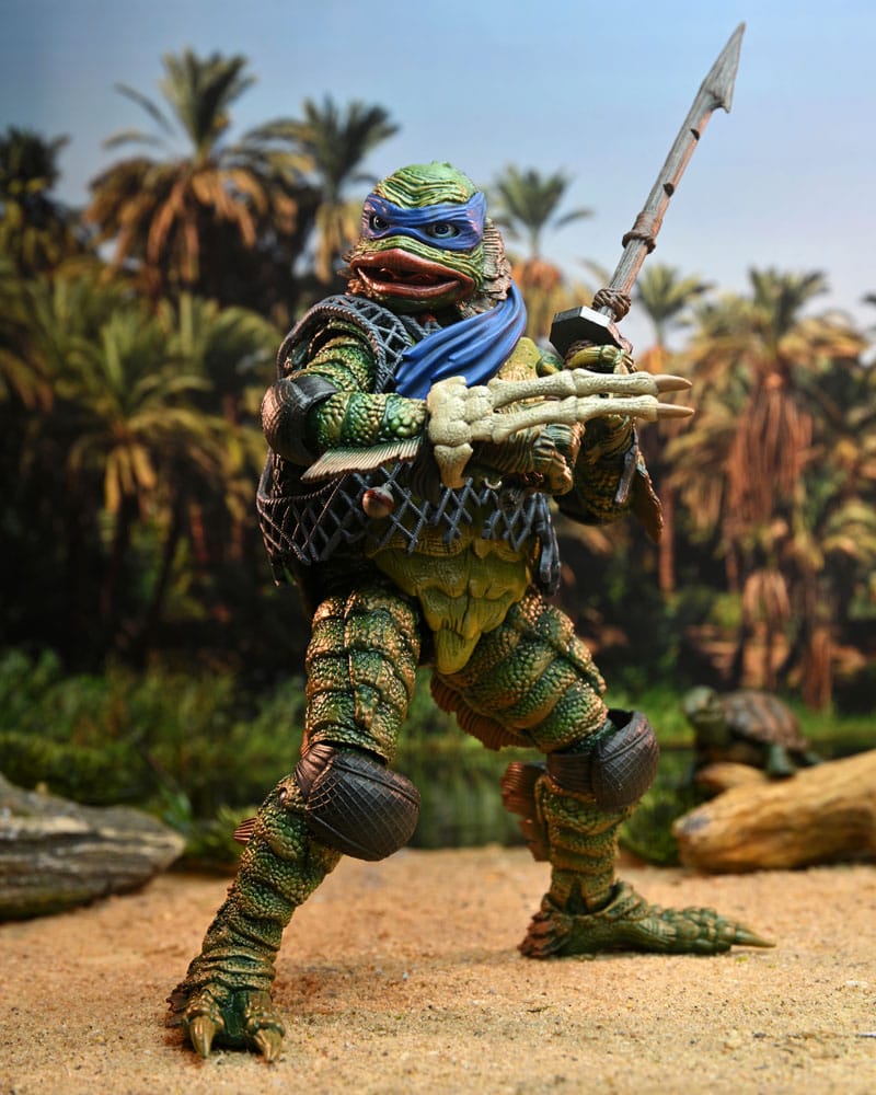 Universal Monsters/Teenage Mutant Ninja Turtles Figura Leonardo as the Creature 18 cm