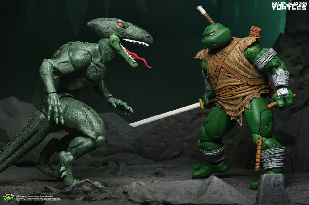 Teenage Mutant Ninja Turtles (Mirage Comics) Pack de 2 Figuras Daimyo Orkai & Raptor 18 cm