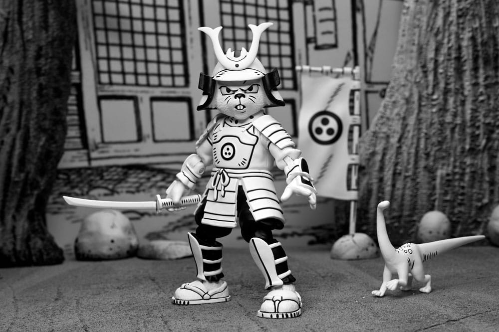 Usagi Yojimbo Figura Samurai Usagi Yojimbo (Black & White) 18 cm