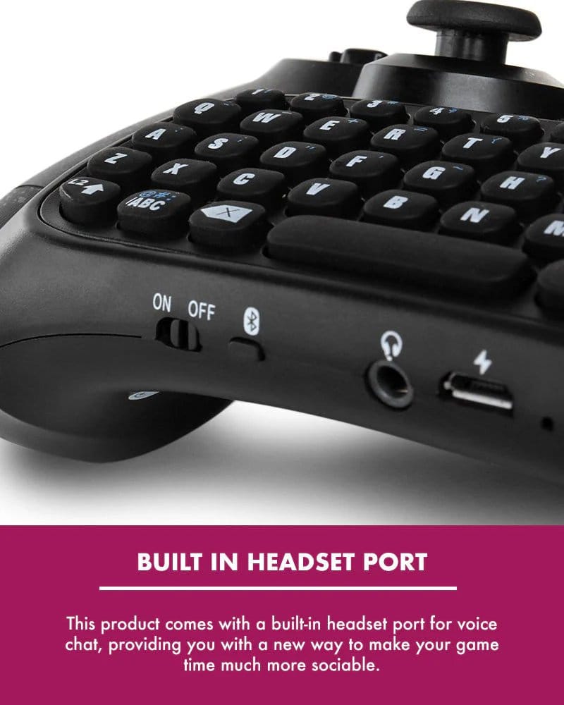 PlayStation 4 Mini Teclado / Chatpad Inalámbrico Bluetooth