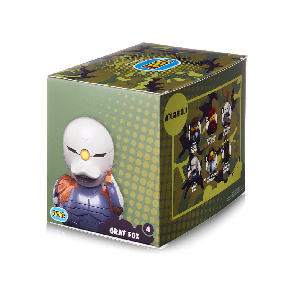 Metal Gear Tubbz Figura PVC Gray Boxed Edition 10 cm