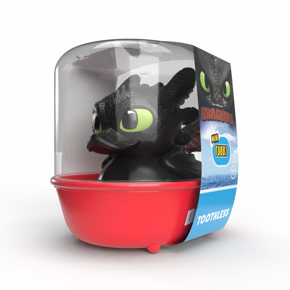 Cómo entrenar a tu dragón Tubbz Figura PVC Mini Toothless 5 cm