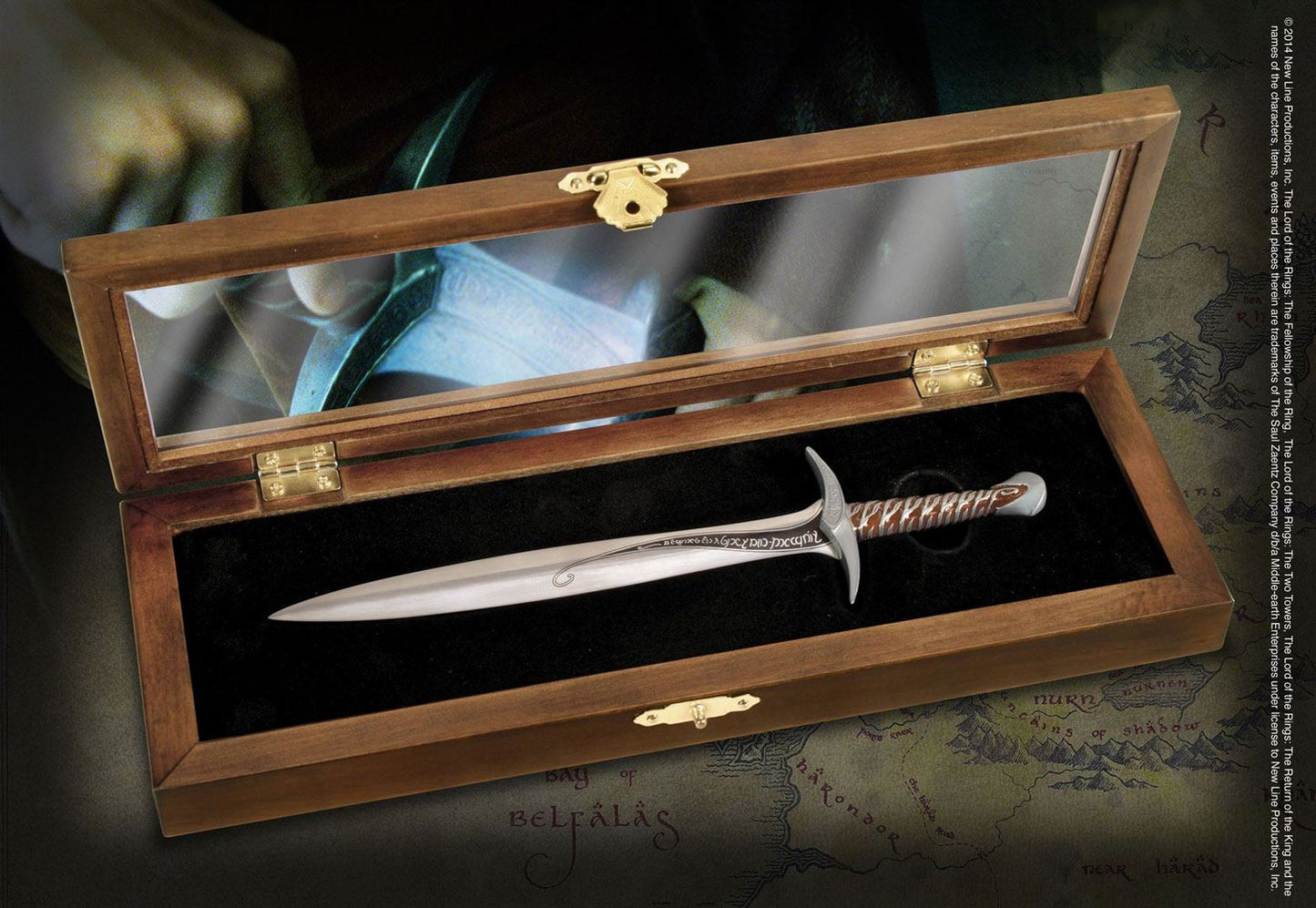 El Señor de los Anillos Abrecartas Espada de Harry Sting 19 cm