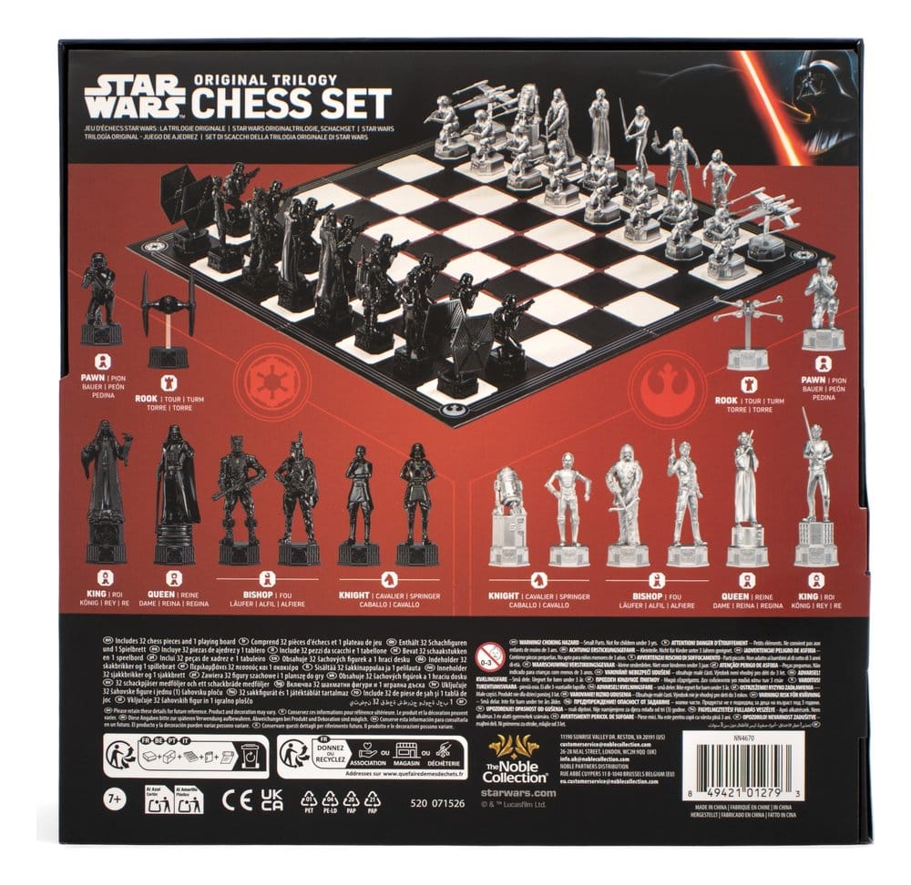 Star Wars Original Trilogy Juego de Ajedrez 47 cm