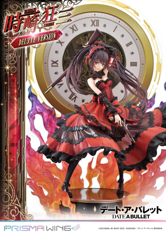 Date A Live Fragment: Date A Bullet Estatua PVC 1/7 Prisma Wing Kurumi Tokisaki Deluxe Version 37 cm - Z POP Toys
