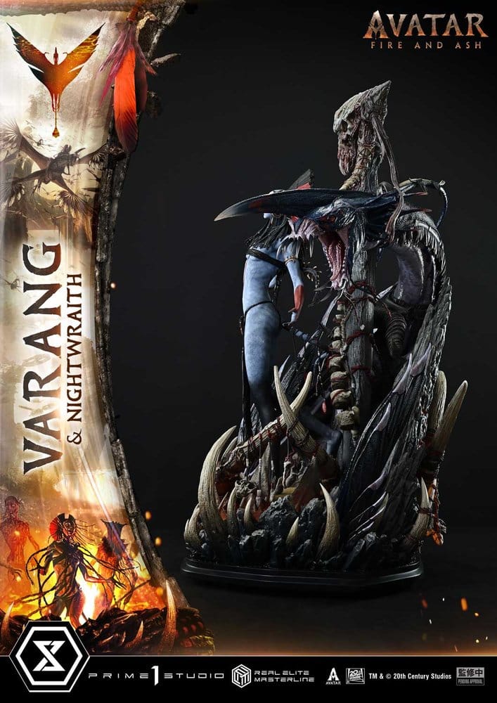 Avatar: Fire and Ash (Film) Estatua Real Elite Masterline Series 1/4 Varang & Nightwraith Avatar Legacy Collection Bonus Version 96 cm