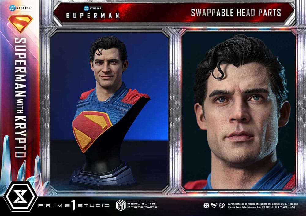 Superman (2025) Estatua Real Elite Masterline Series 1/3 Superman with Krypto 95 cm - Z POP Toys