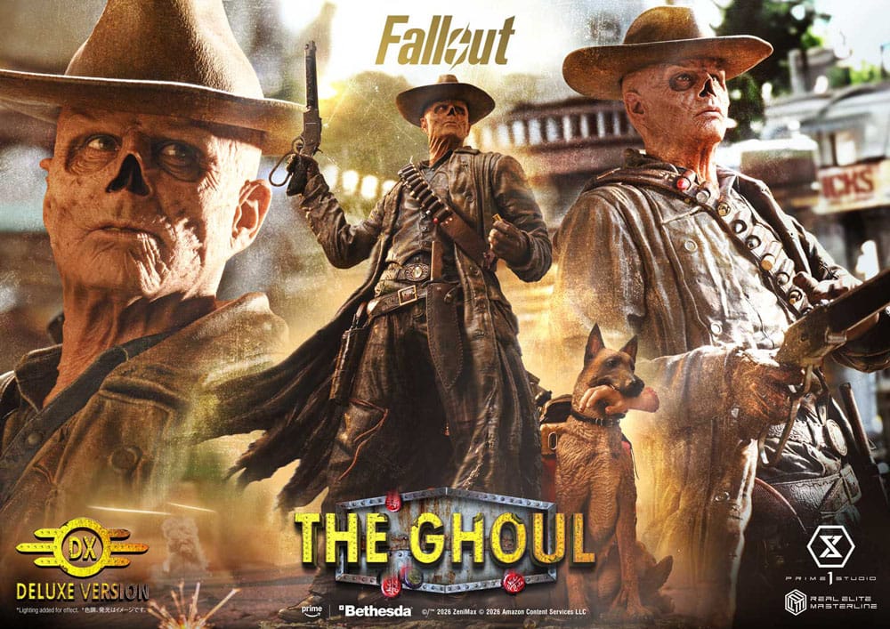 Fallout (TV Series) Estatua Real Elite Masterline Series 1/4 The Ghoul Deluxe Version 64 cm