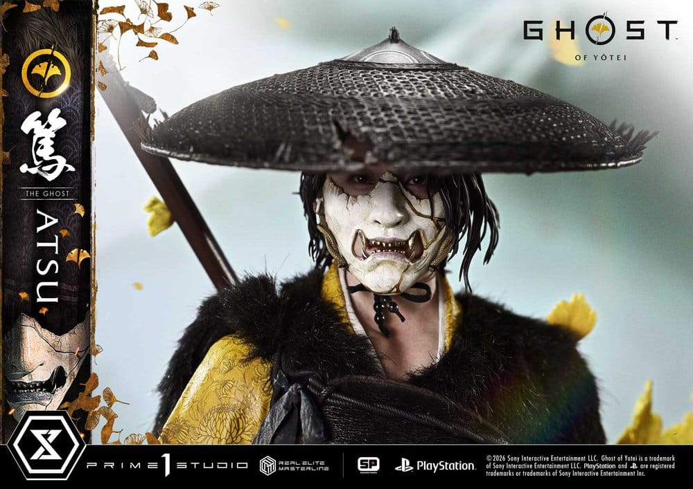 Ghost of Yotei Real Elite Masterline Statue 1/4 Atsu Deluxe Version 59 cm