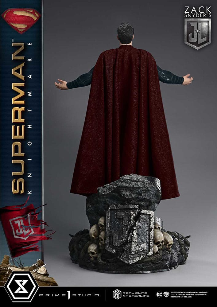 Zack Snyder's Justice League Estatua Real Elite Masterline Series 1/3 Superman Knightmare Color Edition 95 cm - Z POP Toys
