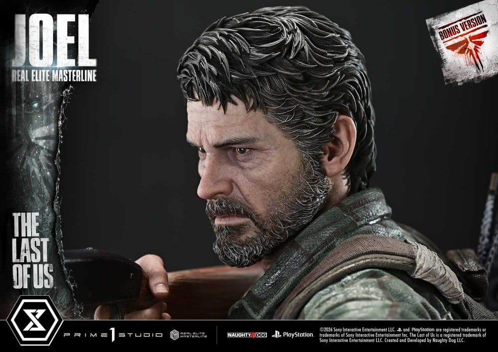 The Last of Us (Part I) Real Elite Masterline Estatua 1/4 Joel Bonus Version 52 cm