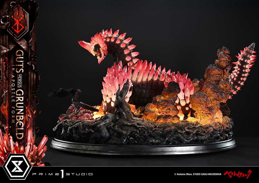 Berserk Estatua Ultimate Diorama Masterline Series Berserk Guts vs. Grunbeld in Apostle Form 58 cm