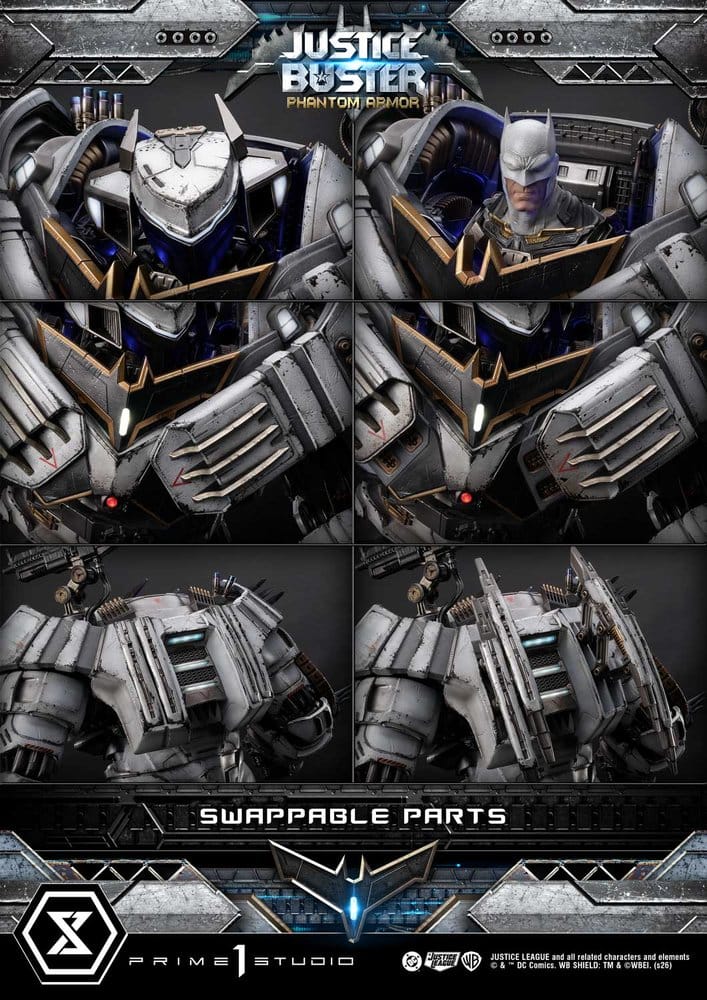 DC Comics Ultimate Museum Masterline Estatua Justice Buster: Phantom Armor (Design By Josh Nizzi) Ultimate Version 88 cm