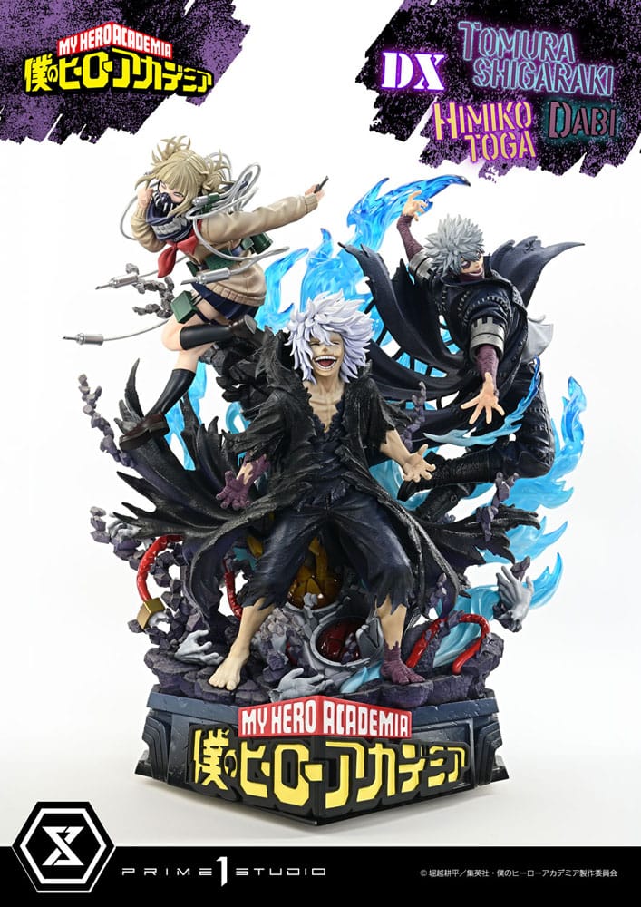 My Hero Academia Estatua Ultimate Premium Masterline Tomura Tomura Shigaraki, Dabi & Himiko Toga Deluxe Version 69 cm