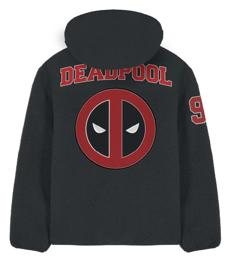 Marvel Chaqueta Sherpa Deadpool Logo Talla XXL