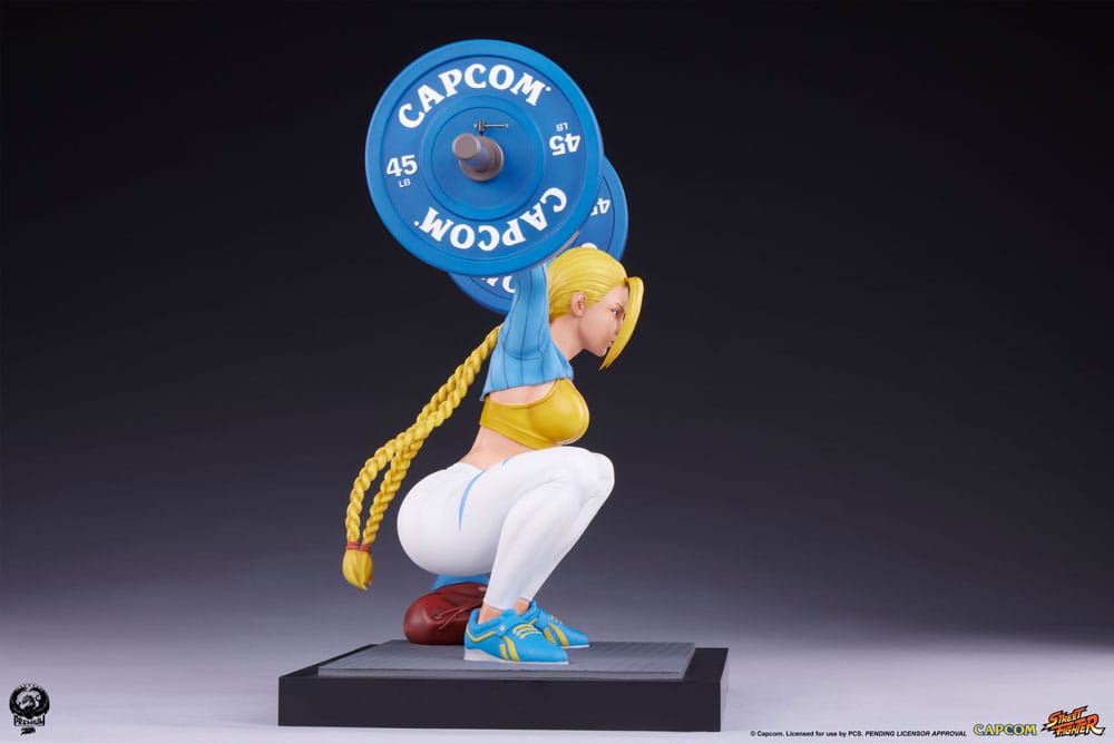 Street Fighter Estatua Premier Series 1/4 Cammy: Powerlifting Alpha 41 cm - Z POP Toys
