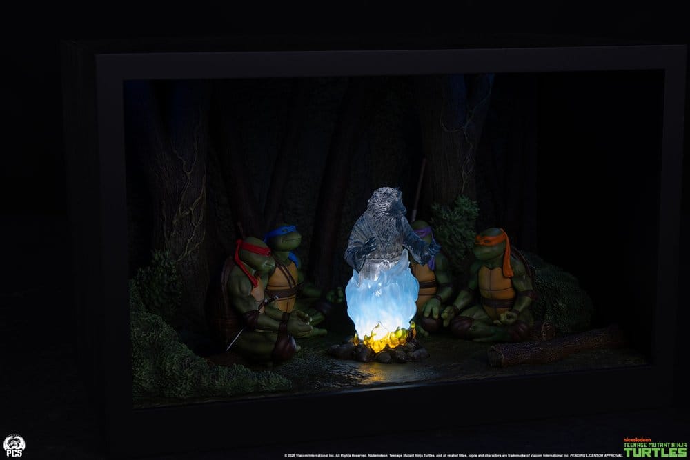 Tortugas Ninja (Movie Moments) Mini Scale Diorama Splinter's Spirit 36 cm