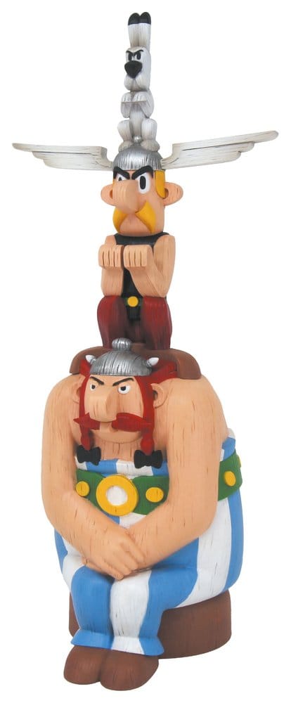 Astérix Resin Estatua Tótem Astérix, Obélix e Idéfix 40 cm