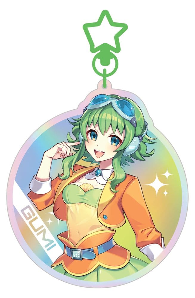 Vocaloid Megpoid Llavero Gumi SV1 Holographic