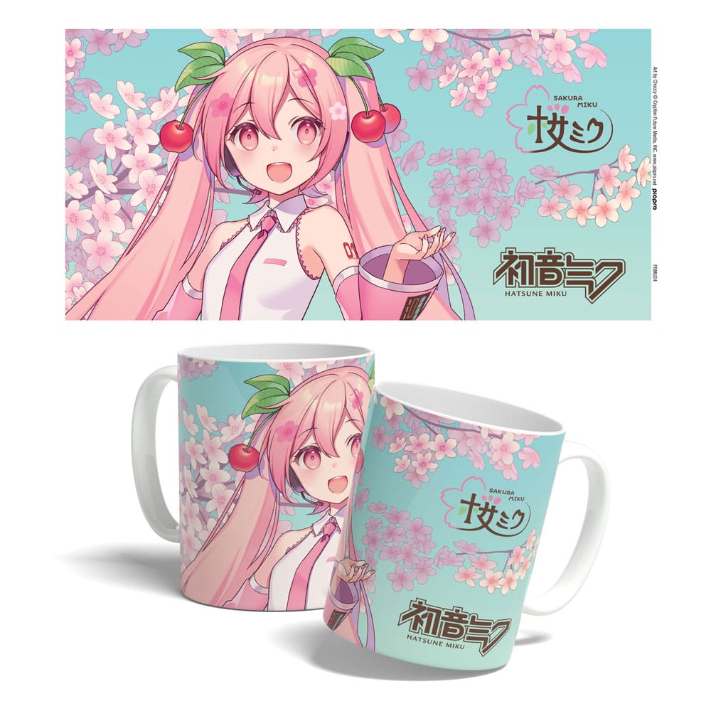 Hatsune Miku Taza Sakura Miku Cherry Blossom 325 ml