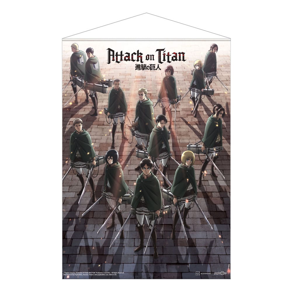 Attack on Titan Póster Tela Scout Regiment 50 x 70 cm