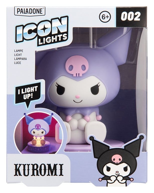 Sanrio Lámpara Icon Kuromi 14 cm