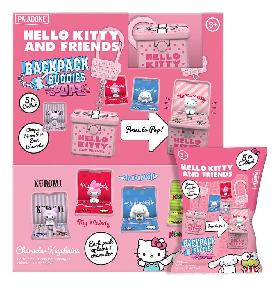 Sanrio Blind Box Surtido Friends Popz Backpack Buddies Hello Kitty (24)