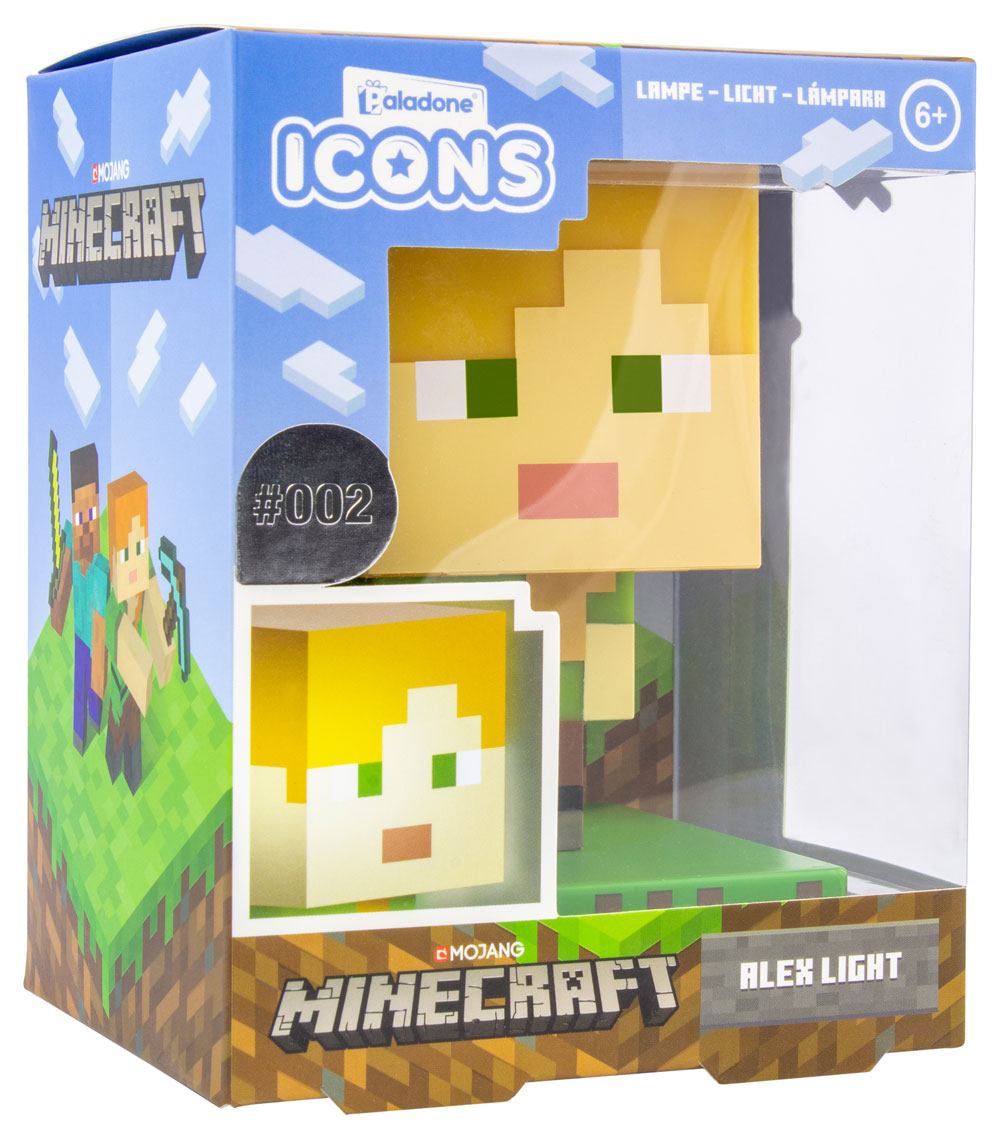 Minecraft lámpara 3D Icon Alex - Z POP Toys