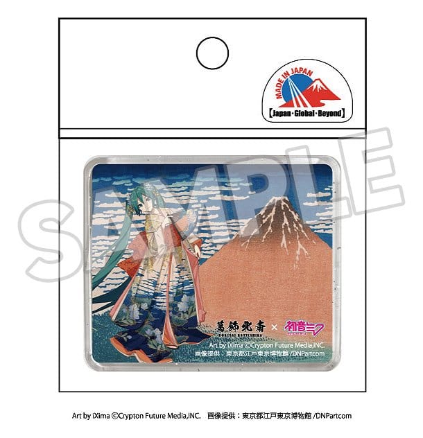 Katsushika Hokusai x Hatsune Miku Imán 3D Thirty-six Views of Mount Fuji Fine Wind, Clear Morning