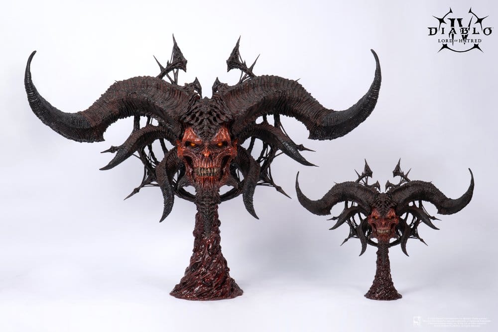 Diablo IV Réplica 1/2 Scale Art Mask Mephisto 43 cm