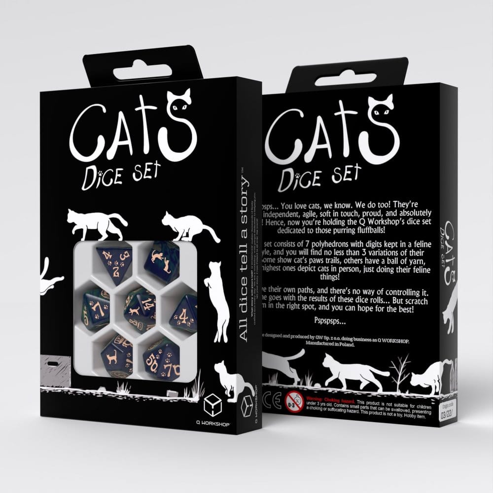 CATS Set de 7 Dados Mittens