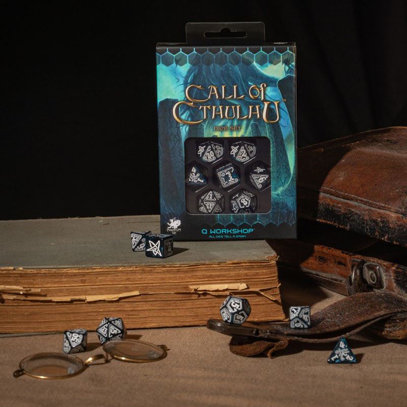 Call of Cthulhu Pack de Dados Abyssal & White (7)