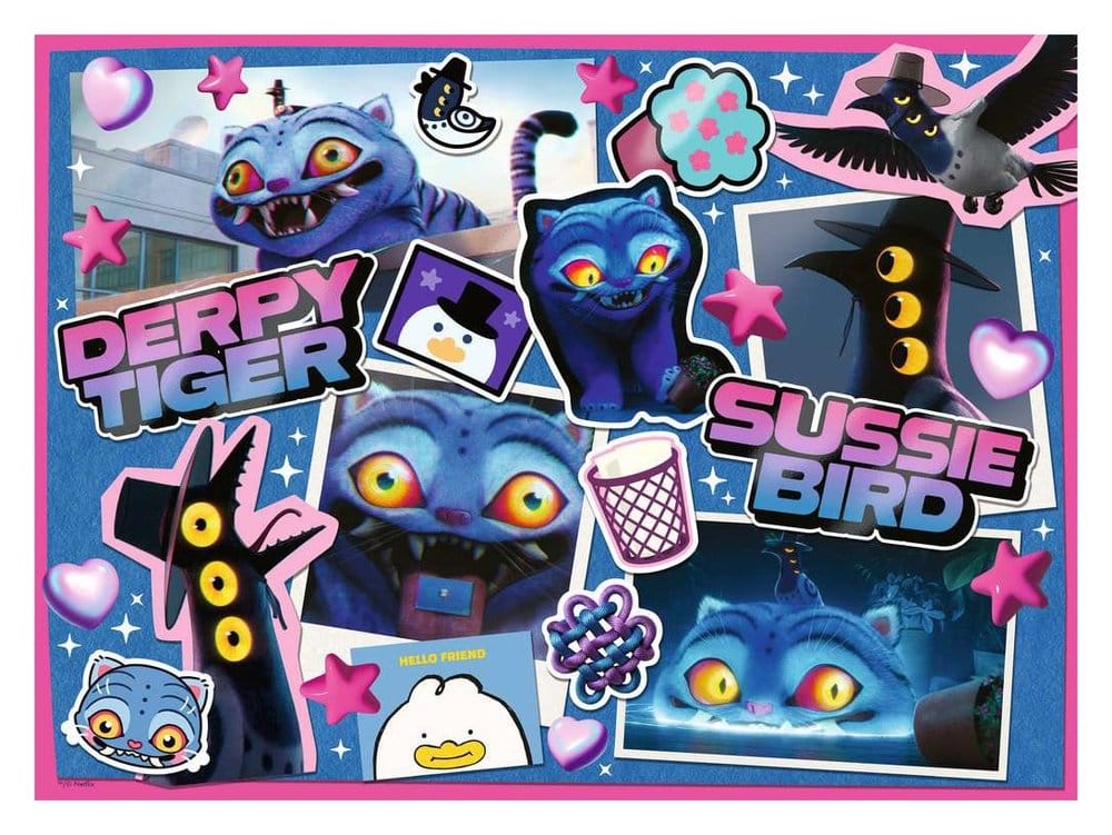 KPop Demon Hunters Puzzle para niños Derpy & Sussie (300 Piezas XXL)