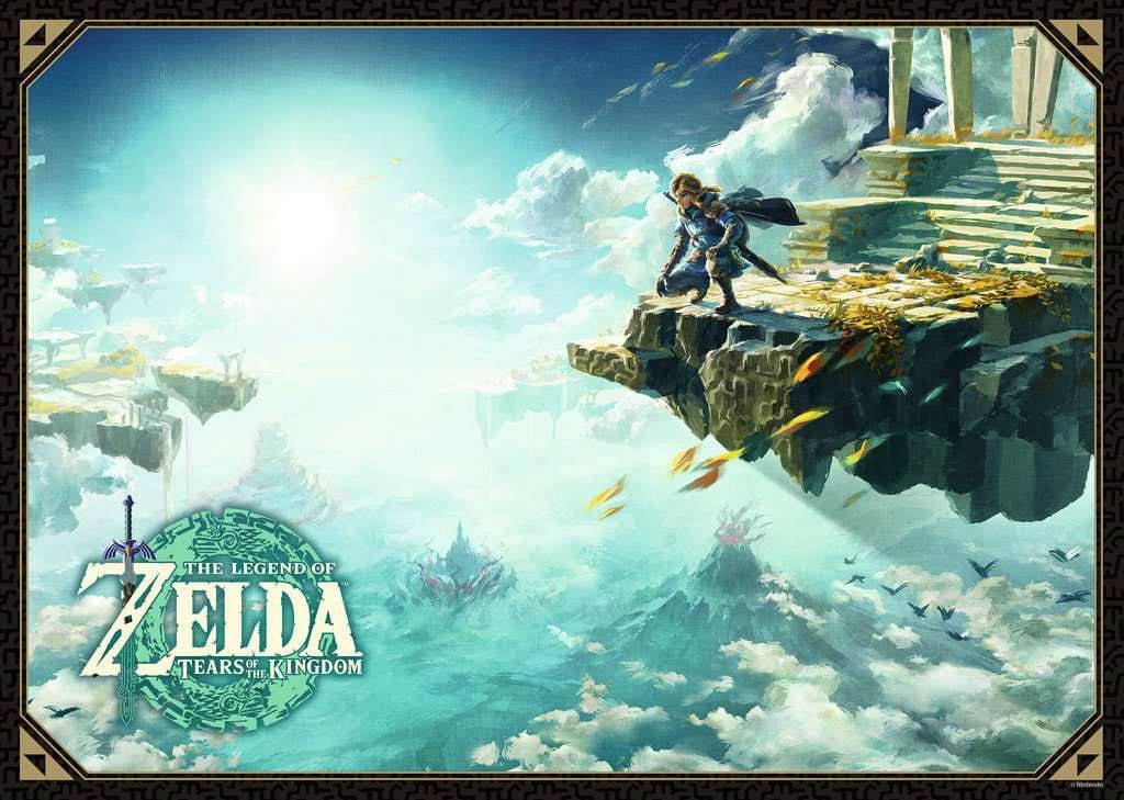 The Legend of Zelda: Tears of the Kingdom Puzzle Cover Art (1000 piezas)