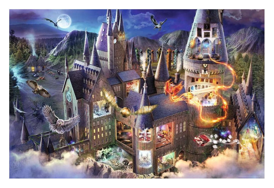 Harry Potter Puzzle Hogwarts Interior (3000 piezas)