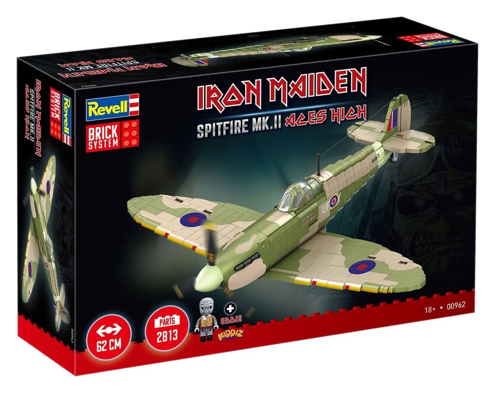 Iron Maiden Brick System Juego de Construcción Spitfire MK.II Aces High 58 cm