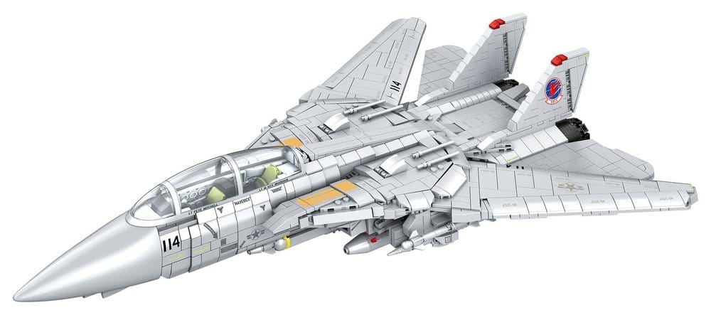 Top Gun Brick System Set de ladrillos de construcción Maverick's F-14A Tomcat