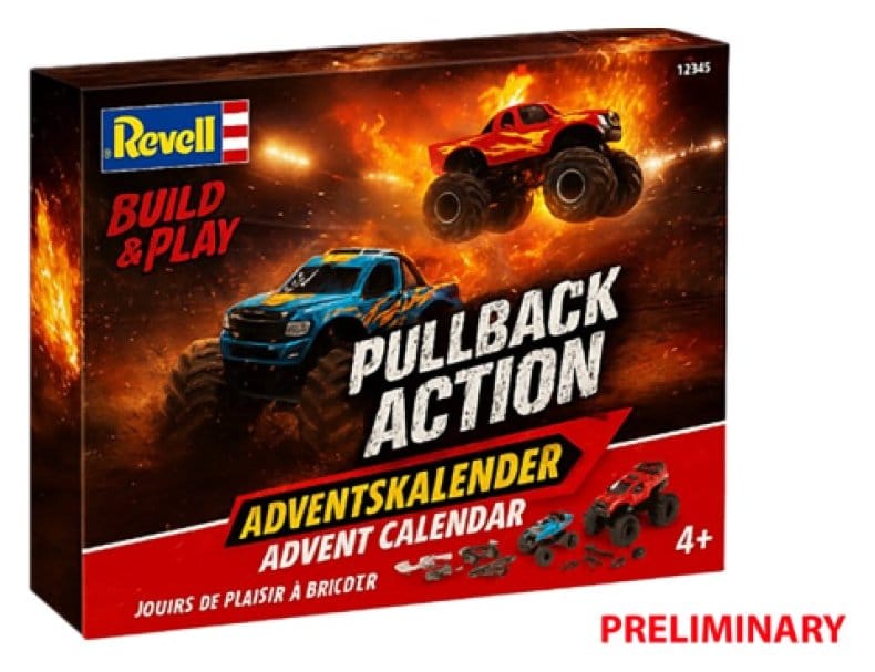 Revell Calendario de Adviento Pullback Action Monster Truck