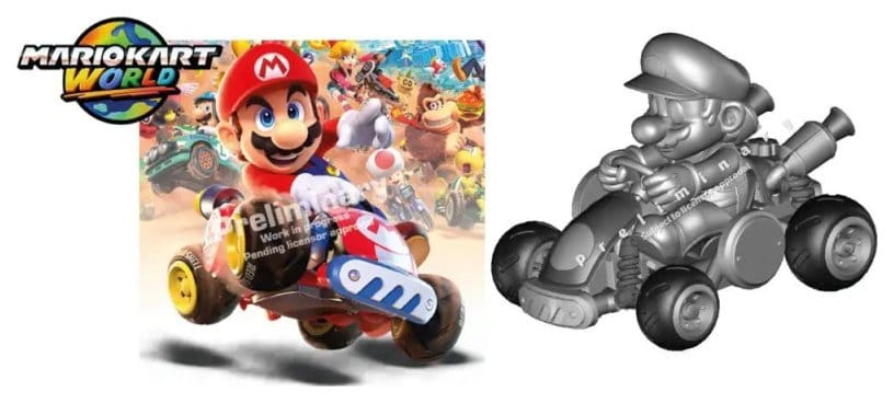 Nintendo Mario Kart Carrera RC Coche RC Mario Kart World, Mario 2,4GHz