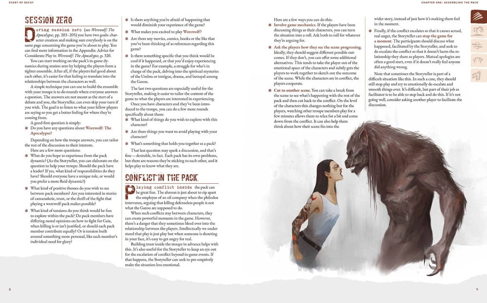 Werewolf: The Apocalypse 5th Edition RPG libro Scent of Decay Chronicle *Edición Inglés* - Z POP Toys