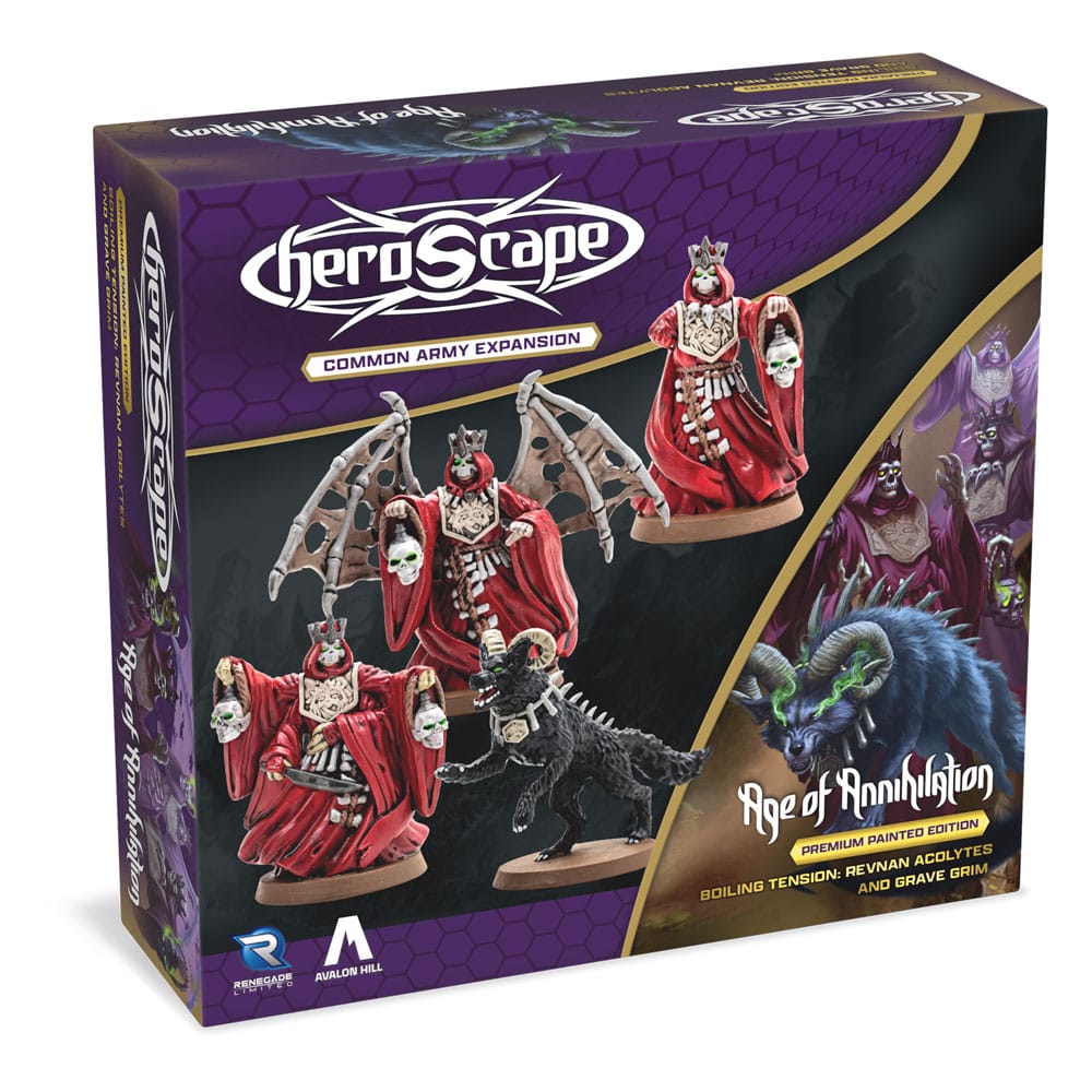 Heroscape expansión del ejército Boiling Tension: Revnan Acolytes & Grave Grim *Edición Inglés*