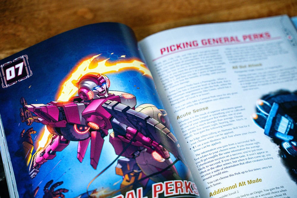 Transformers RPG Core libro *Edición Inglés*