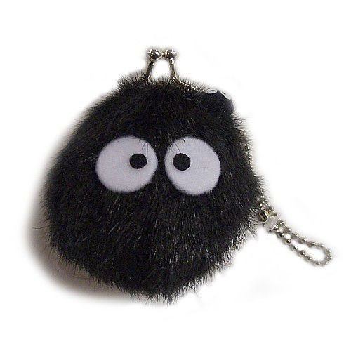 Mi vecino Totoro Llavero Monedero de Peluche Mini Soot Sprite 8 cm
